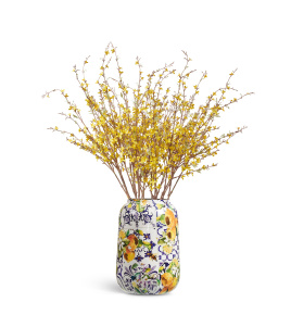 Сет № 158 - Композиция с форзицией в кашпо Treez Effectory Savage Garden