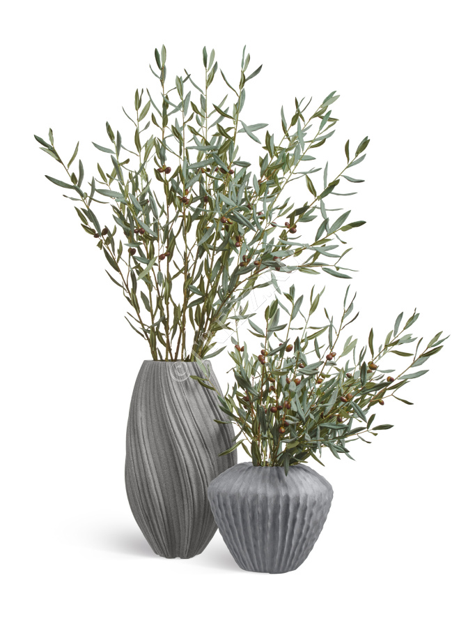 Ветвь оливы интерьерная с плодами (серия Prime) фото
