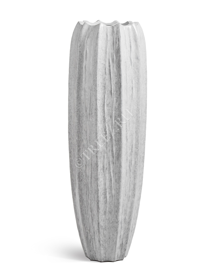 Кашпо TREEZ Effectory - Aura - Высокая Кашпо-ваза - Жемчужный лак фото