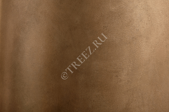 Кашпо TREEZ Effectory - Metal - Высокий округлый конус - Тёмное матовое золото фото