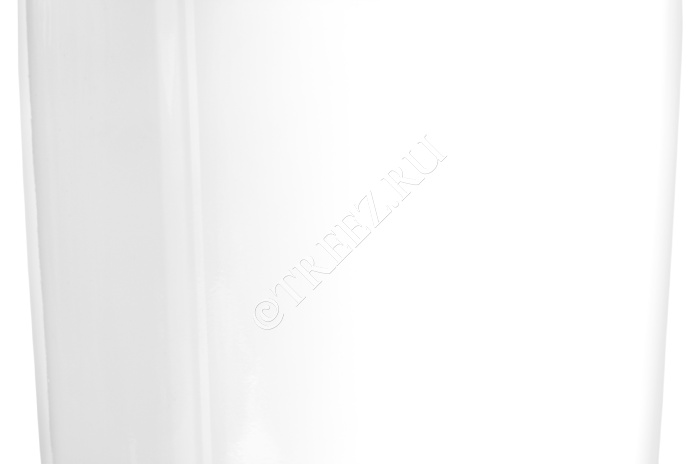 Кашпо TREEZ Effectory - Gloss - Низкий прямоугольник - Белый глянцевый лак фото