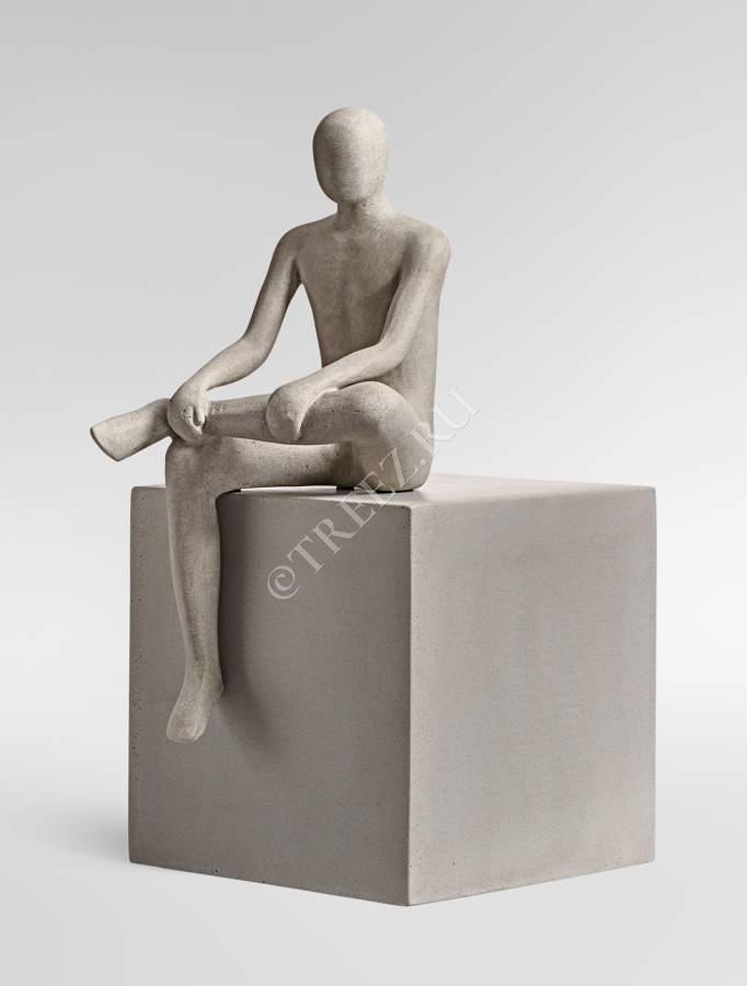 Скульптура TREEZ Effectory - Philosopher's Stone - Уверенность - Белый песок фото