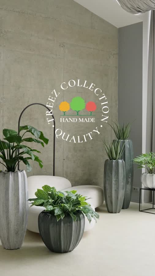 Кашпо TREEZ Effectory - Aura - Чаша - Изумрудный лак фото